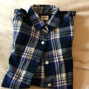 J. Crew flannel top